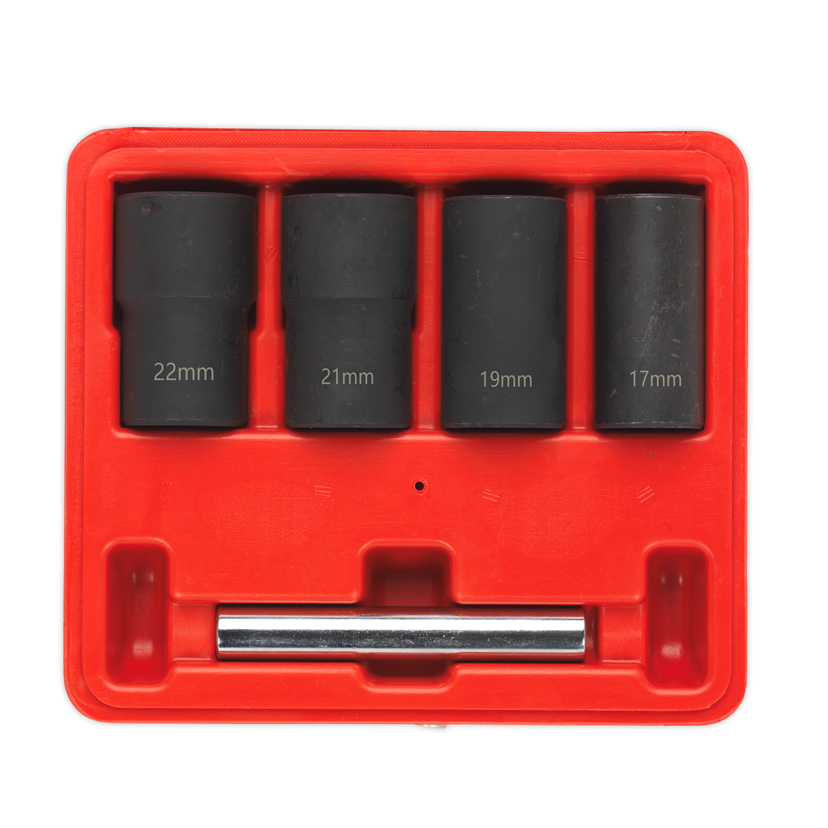 Sealey Locking Wheel Nut Removal Set 1/2"Sq Drive 5pc SX201