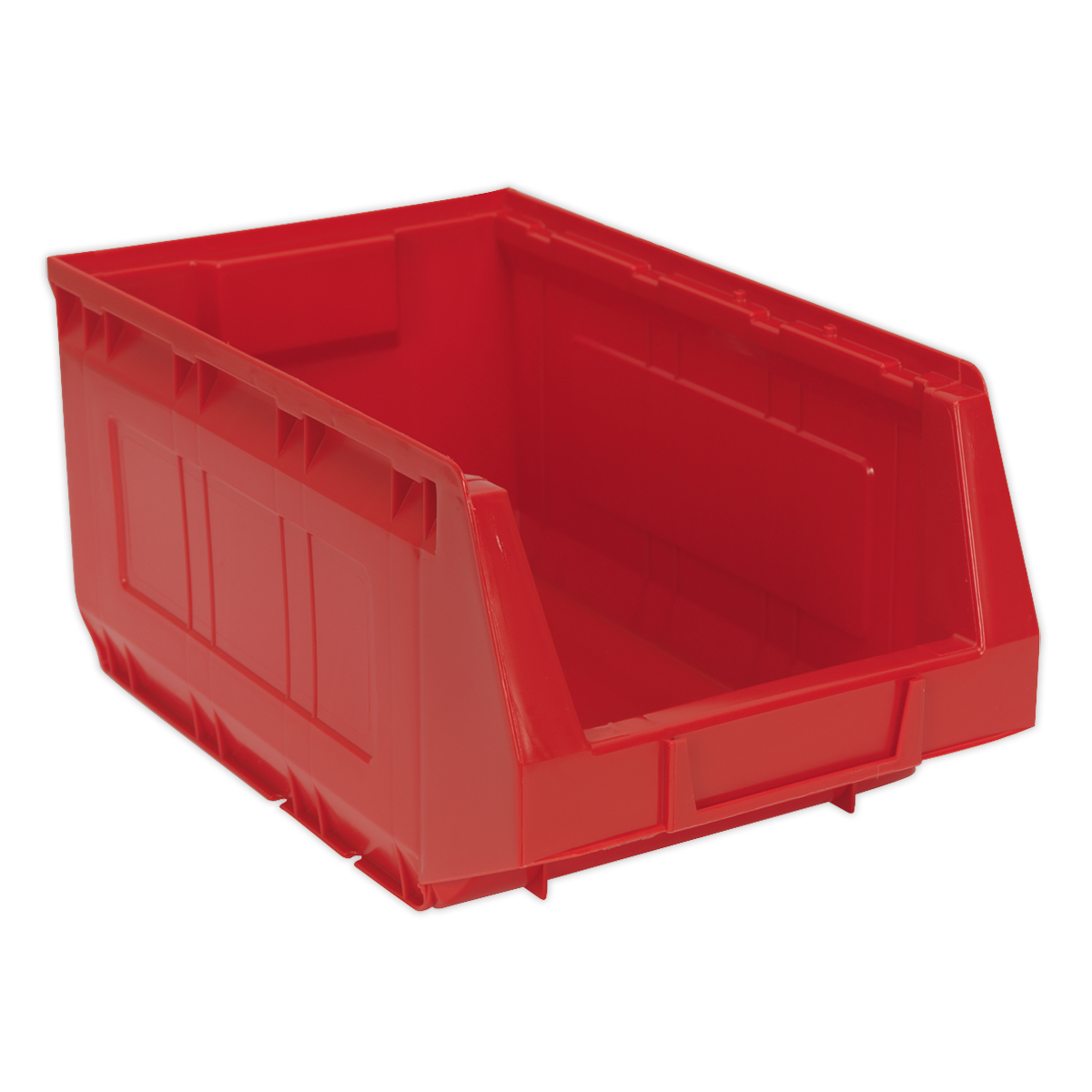Sealey Plastic Storage Bin 210 x 355 x 165mm, Red - Pack of 12 TPS412R