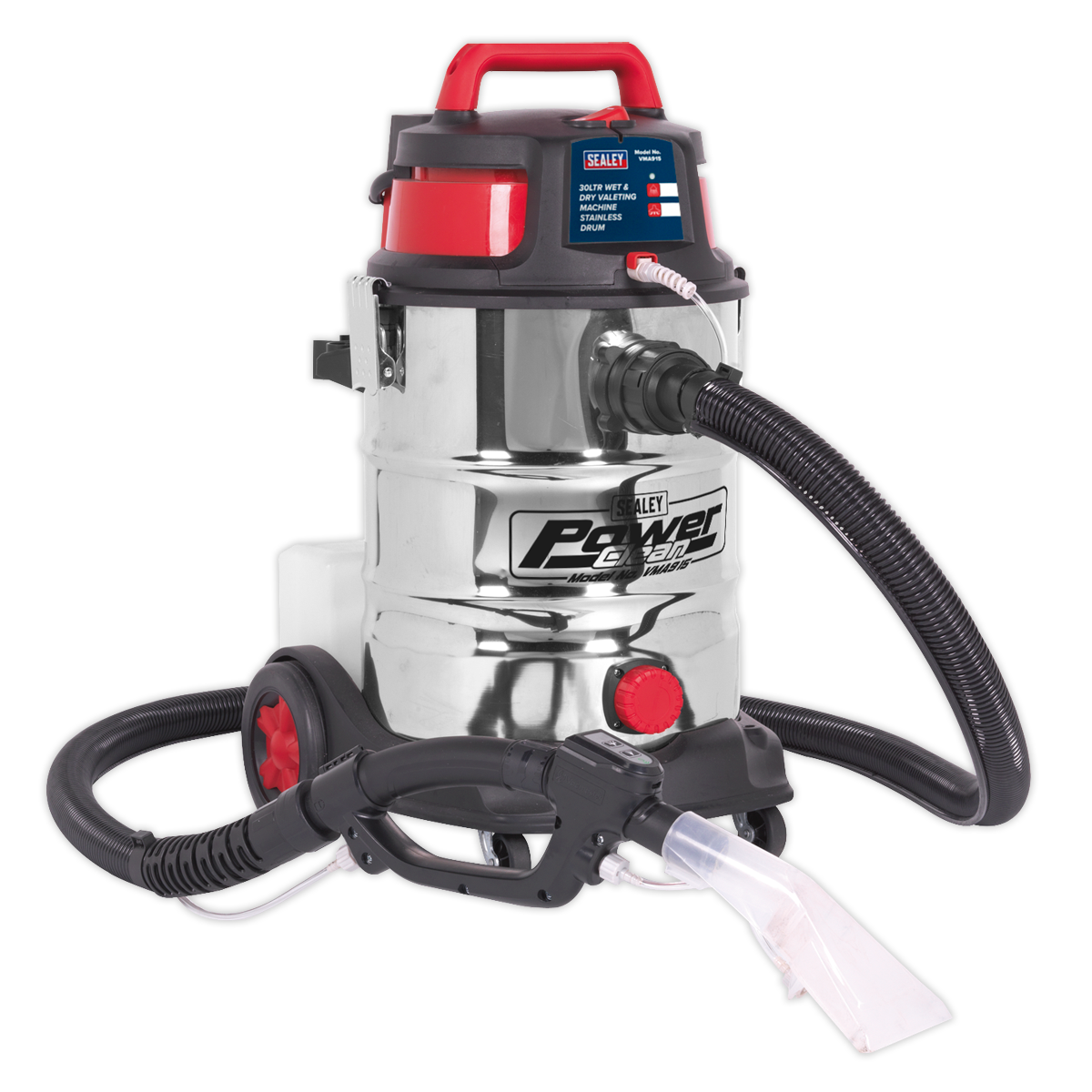 Sealey Wet & Dry Valet Machine Stainless Steel Drum 30L VMA915