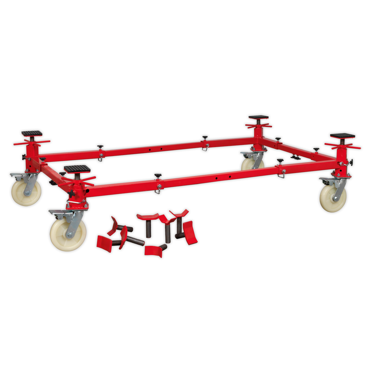 Sealey Adjustable 4-Post Vehicle Moving Dolly 900kg Capacity VMD002