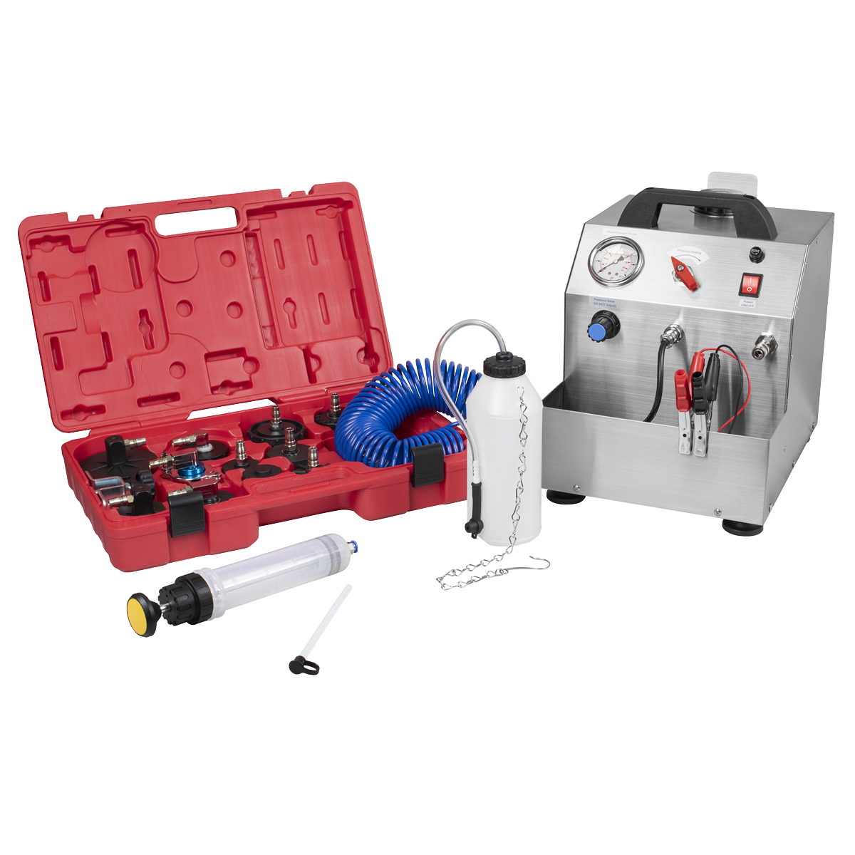 Sealey Brake & Clutch Pressure Bleeder Kit 12V VS0207