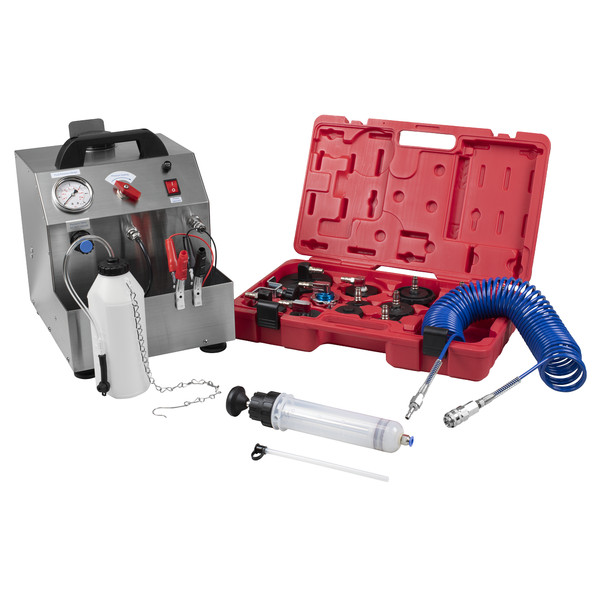 Sealey Brake & Clutch Pressure Bleeder Kit 12V VS0207