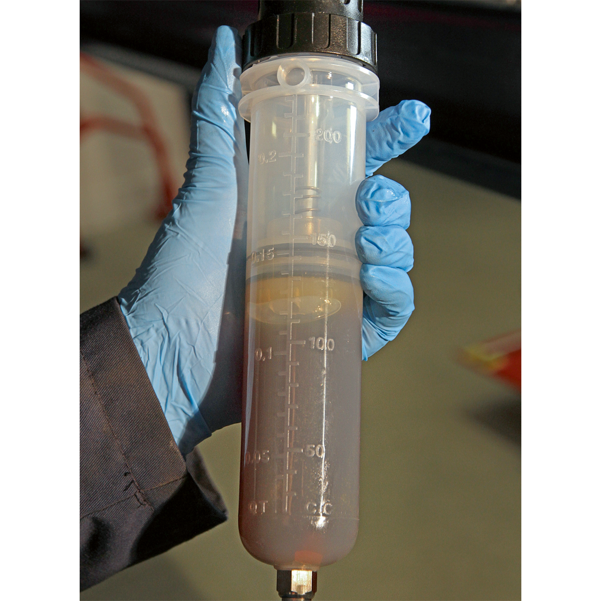 Sealey Oil & Brake Fluid Inspection Syringe 200ml VS404