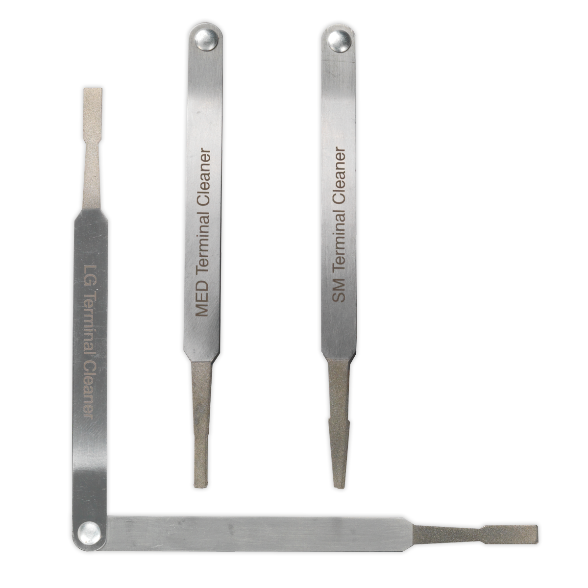 Sealey Diamond Grip Terminal Cleaner Set 3pc VS9202