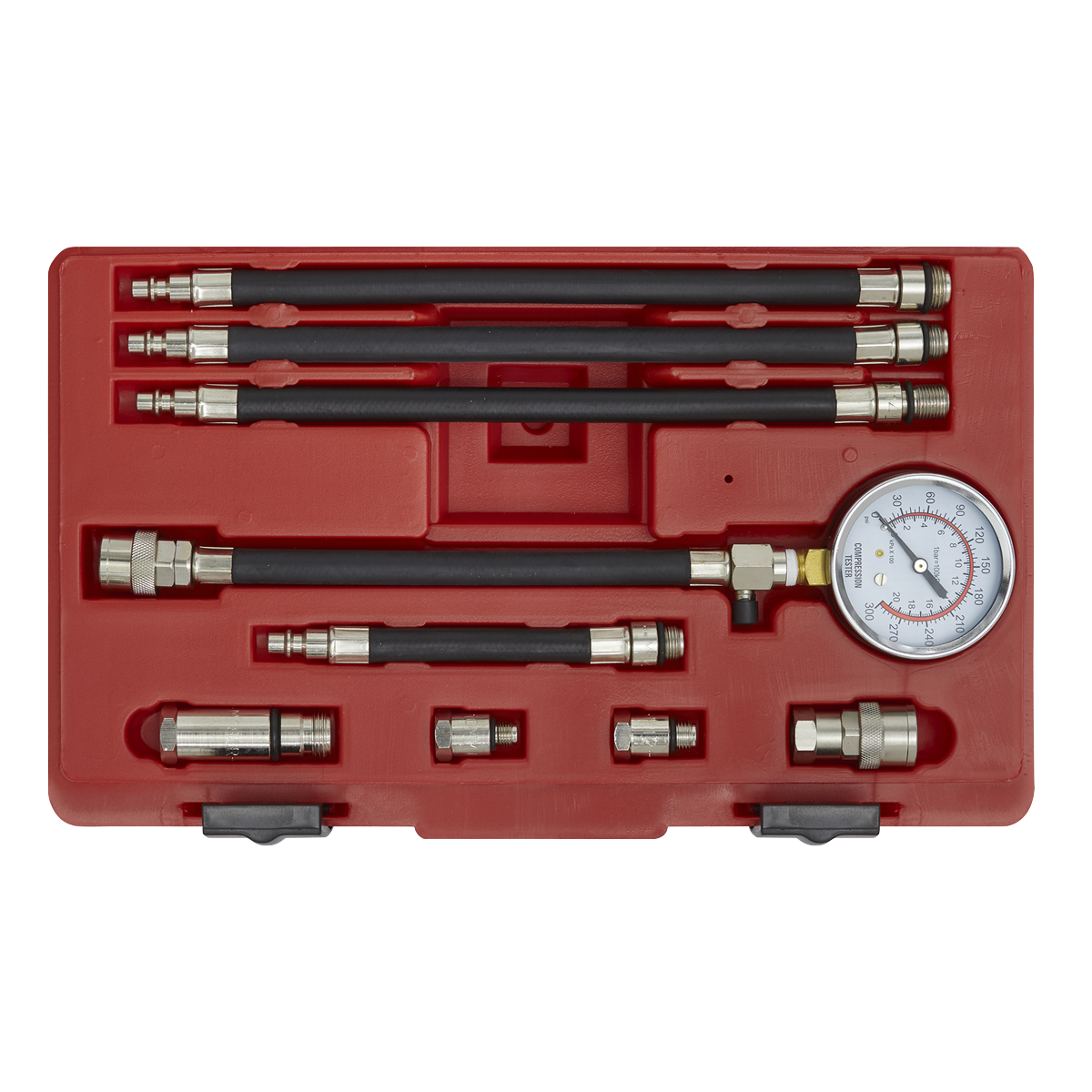 Sealey Petrol Engine Compression Test Kit 10pc VSE206