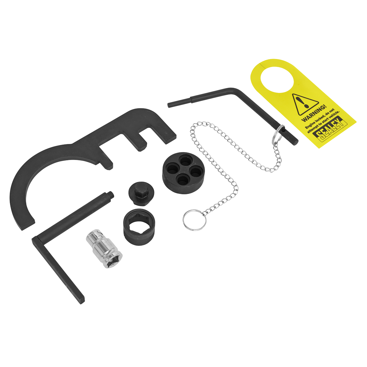 Sealey Diesel Engine Timing Tool Kit - for BMW/Mini 1.5D/1.6D/2.0D/3.0D - Chain Drive VSE6121A