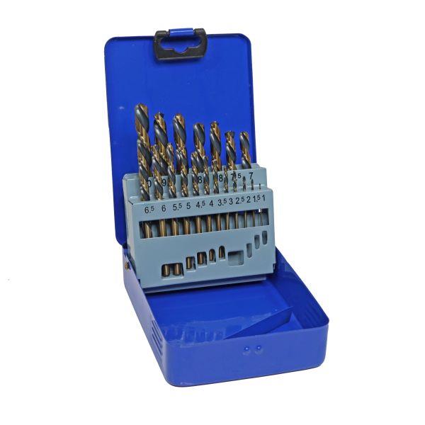 US PRO INDUSTRIAL 19PC M2 Left Hand Drill Bit Set 1.0 - 10MM 7084