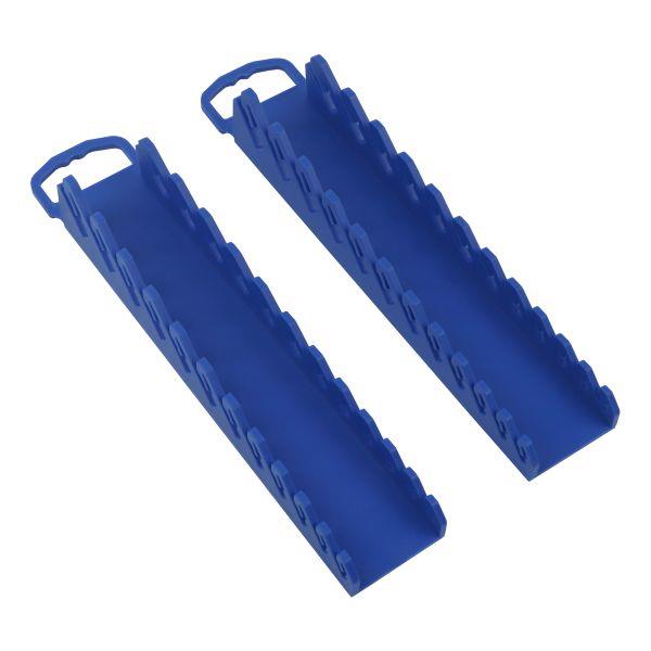 US PRO Tools 2pc Low Profile Stubby Spanner Rack 24 Slot Metric or SAE 6932