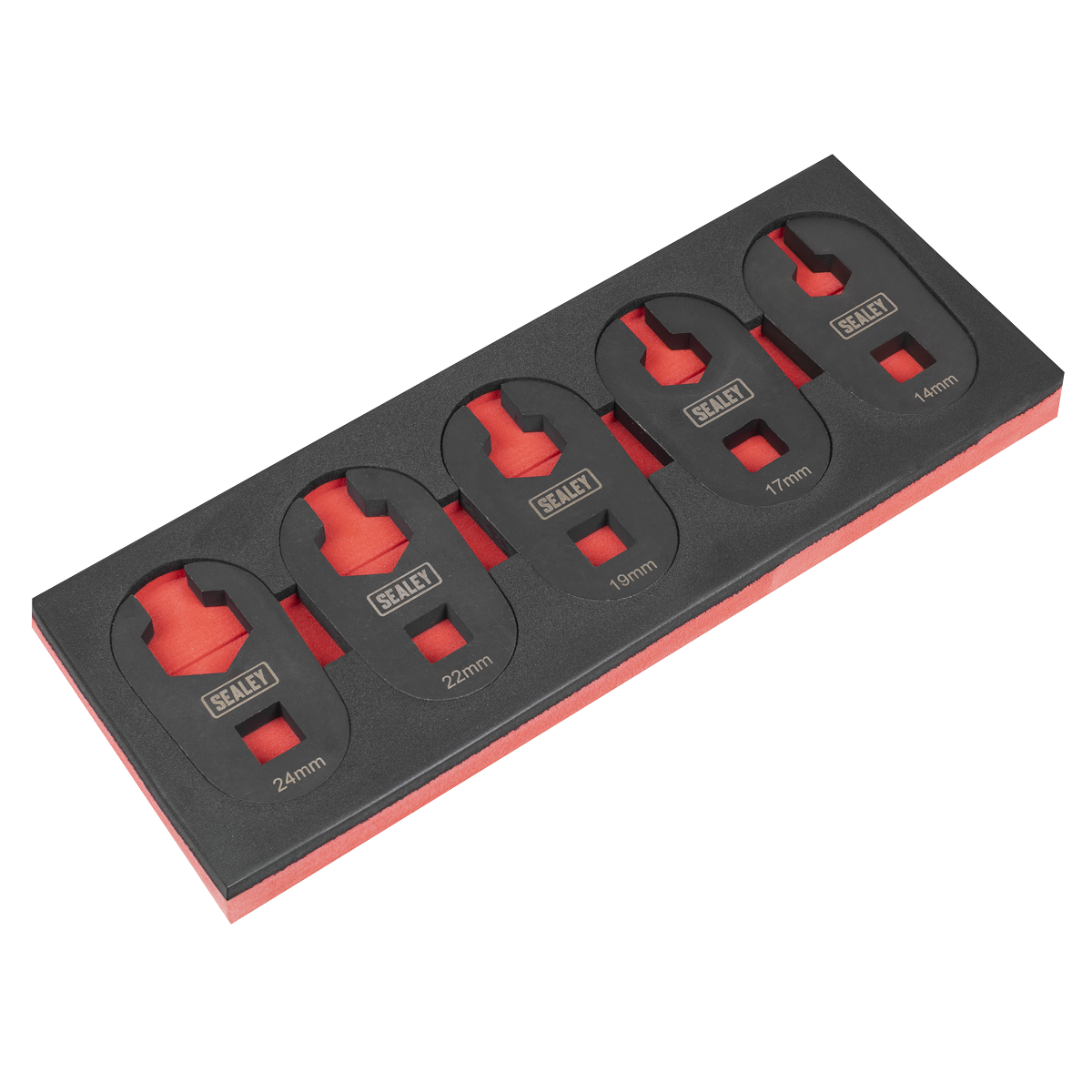 Sealey Limited Access Crow's Foot Spanner Set 1/2"Sq Drive 5pc SX0329