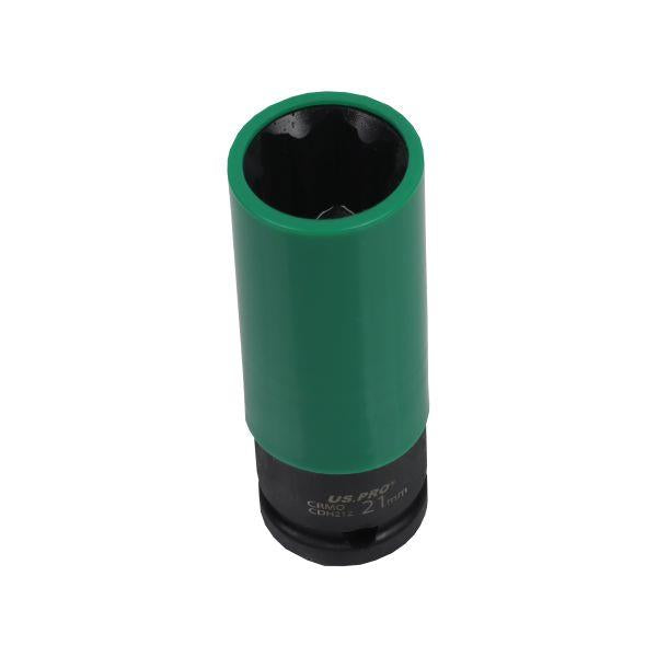 US PRO Tools HYUNDAI Profile Alloy Wheel Impact Socket - 1/2" DR 21MM 7570