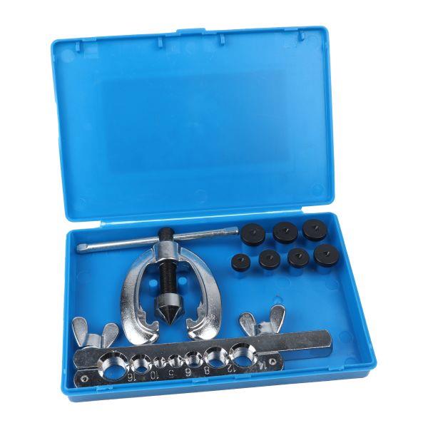 US PRO Tools Brake Pipe Flaring Tool Double Flare Kit T Bar Press 7 Dies 5-16mm 5936