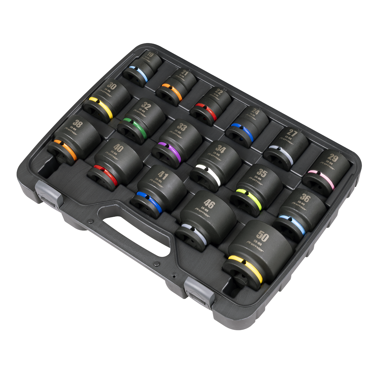Sealey Premier Impact Socket Set 3/4"Sq Drive 17pc AK8892M