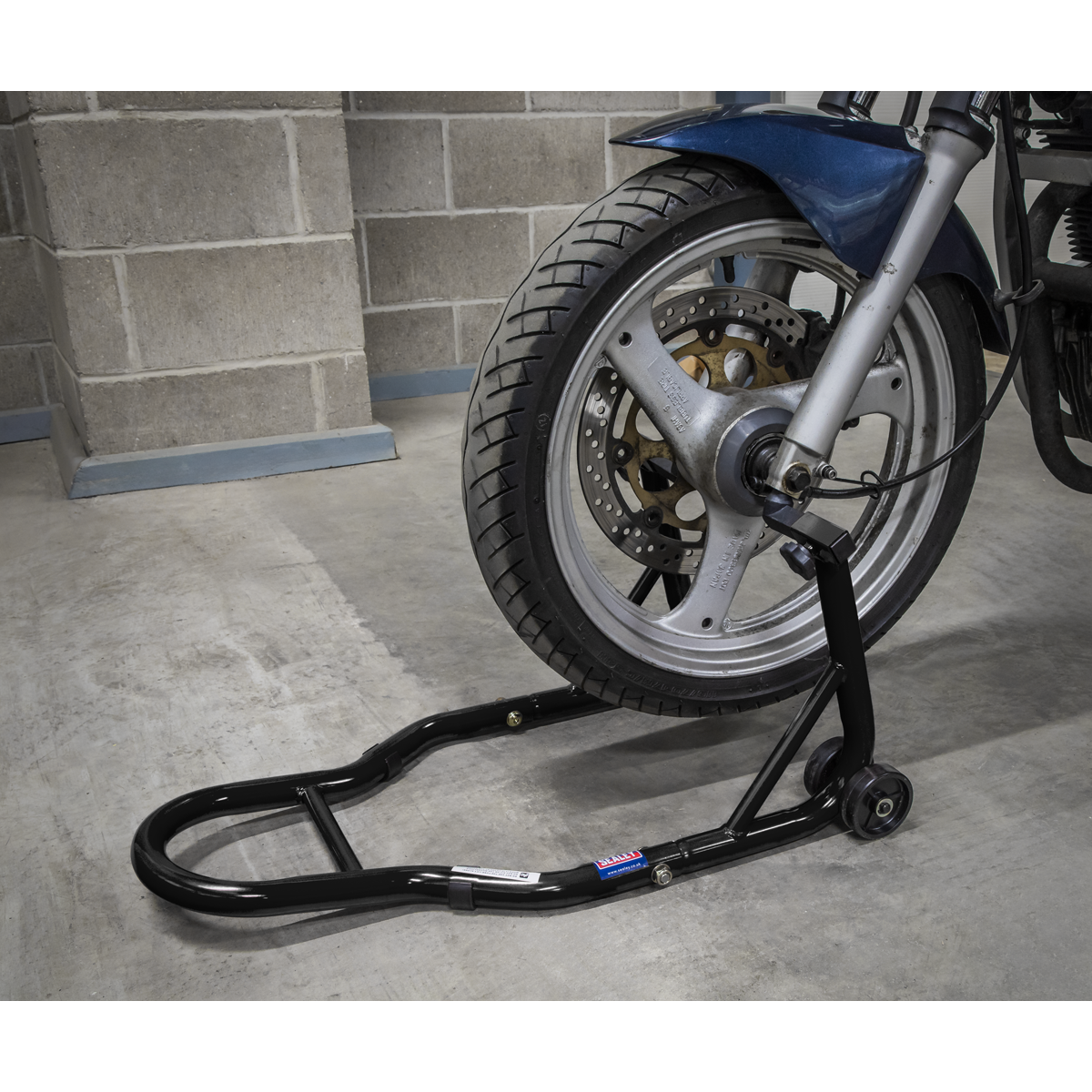 Sealey Universal Front Paddock Stand with Rubber Supports FPS1KD