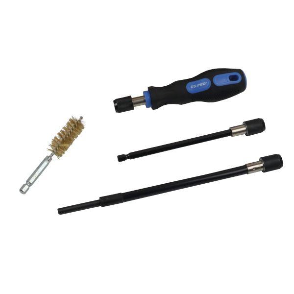 US PRO Tools 19pc Brush Kit For Cleaning Diesel Injector and Seat 7231