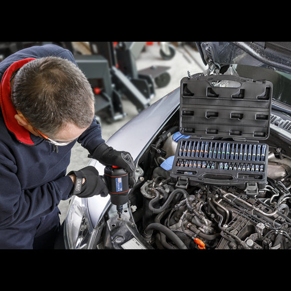 Sealey Premier Impact TRX-Star/Hex/Spline Bit Set 3/8" & 1/2"Sq Drive 42pc AK21901