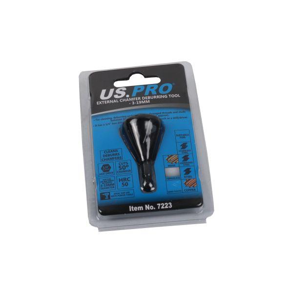 US Pro Tools External Chamfer Deburring Tool 3-19mm 7223