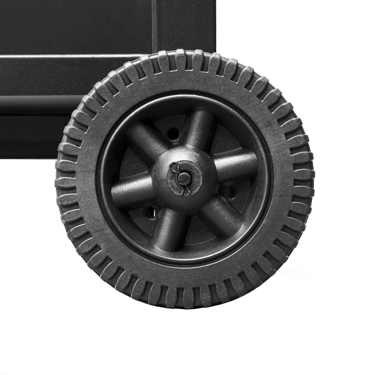 Dellonda 4 Burner Gas BBQ Grill, Ignition, Thermometer, Black/Stainless Steel DG15 - Tools 2U Direct SW