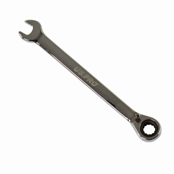 US PRO Tools 8mm 72T Reversible Ratchet Combination Spanner 12pt 3665