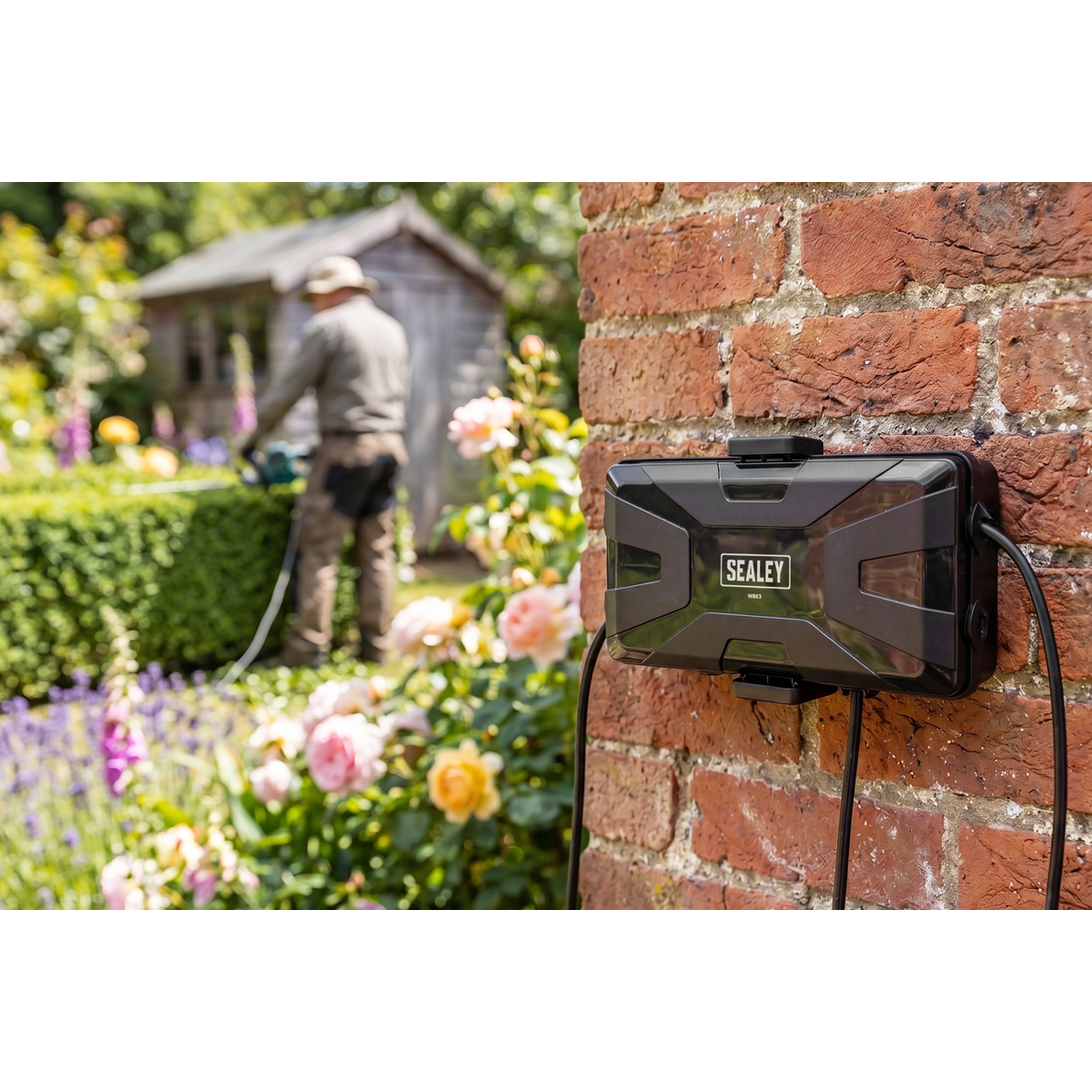 Sealey Weatherproof Electrical Protection Box - Medium WBE3