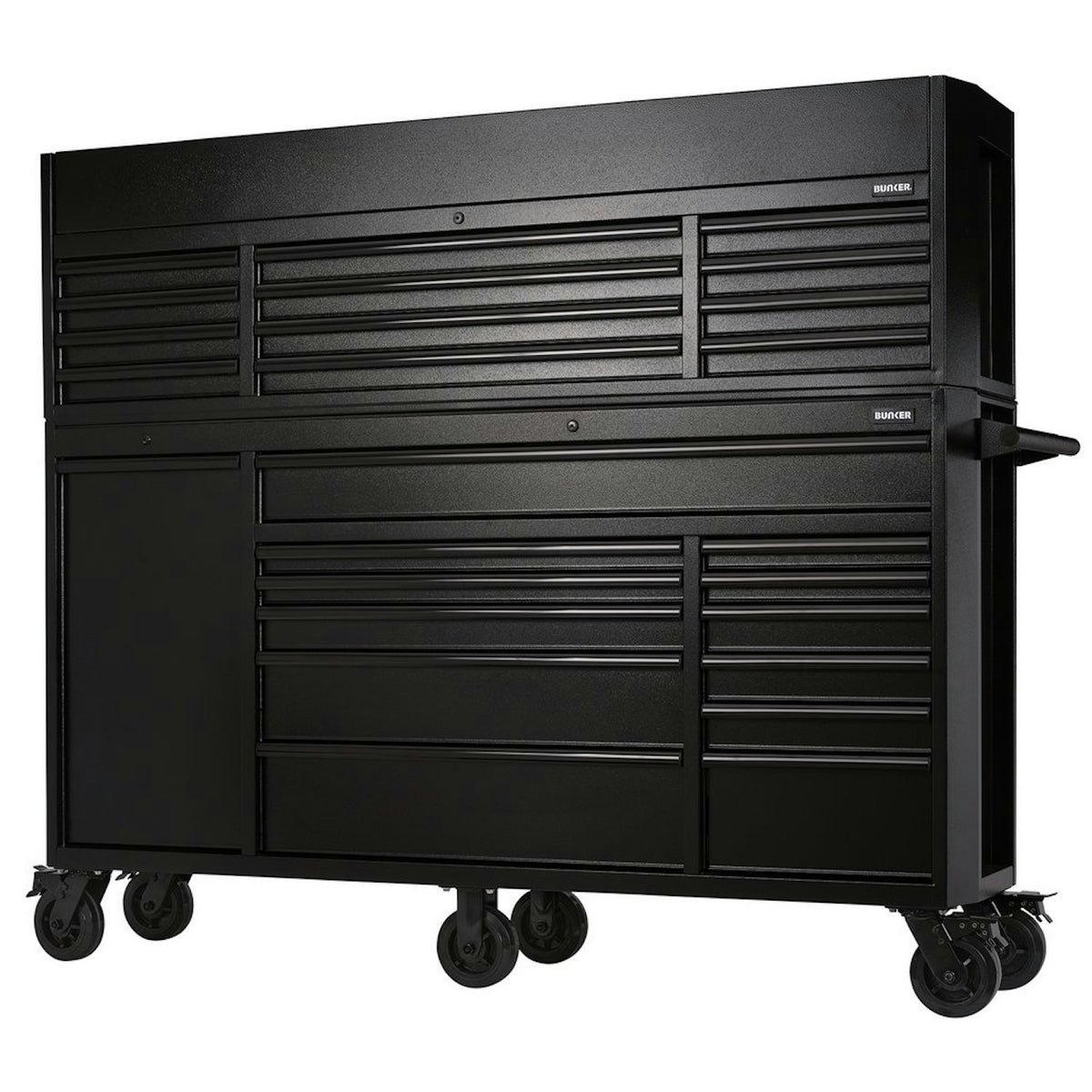 BUNKER 25 Drawer Combined Roller Cabinet and Tool Chest, 72in, Black 24253 - image 1