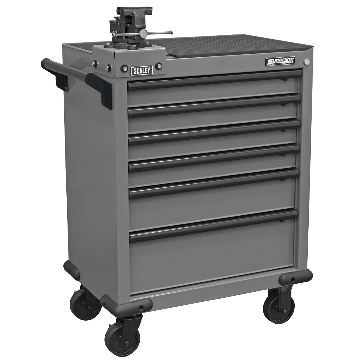 Sealey Superline PRO® Rollcab 6 Drawer with SG Swivel Base 100mm Vice APMWS2COMBO