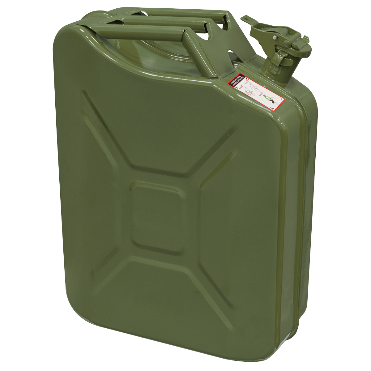 Sealey Jerry Can 20L - Green JCY20G