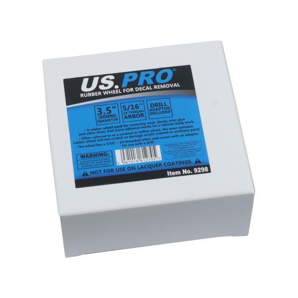 US PRO Rubber Decal Removal Wheel - Caramel Wheel 9298
