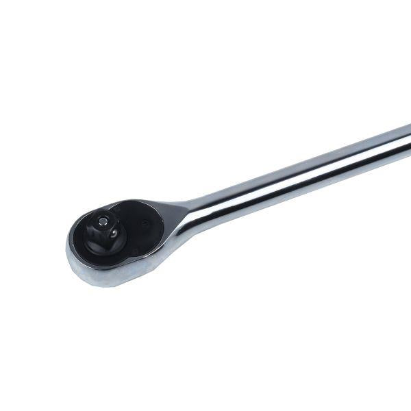 US PRO Tools 1/2" Drive Extra Long 600mm 72T Straight Ratchet TPR Grip 4244