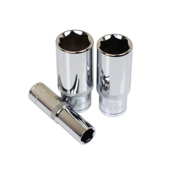 US PRO 17pc 3/8 Dr Metric Deep Socket Set 6 point 8 - 24mm 3258 - Tools 2U Direct SW