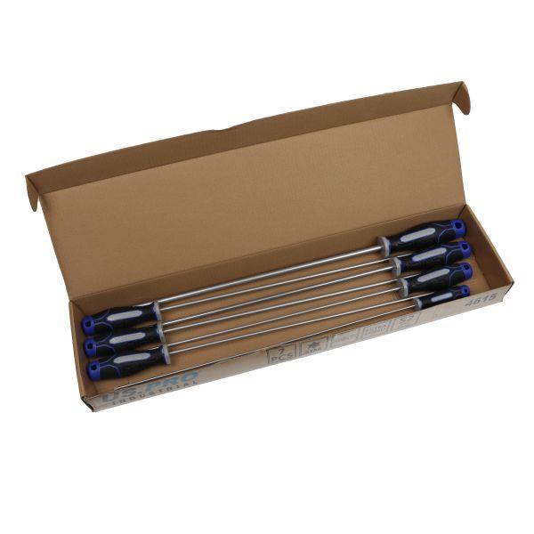 US PRO INDUSTRIAL Tools 7pc Extra Long Star Torx Screwdriver Set T10 - T40 4615 - Tools 2U Direct SW