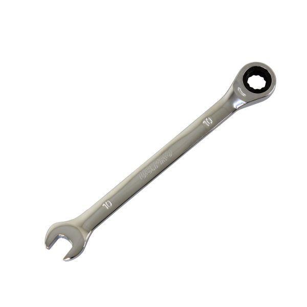 US PRO Tools 10mm Ratchet Spanner Wrench 72 Teeth Open & Ring End Wrench 3571 - Tools 2U Direct SW