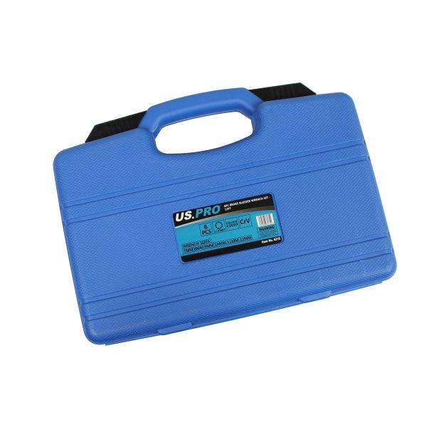 US PRO Tools 6pc Brake Clutch Bleeder Bleed Bleeding Wrench Set 12pt 6218 - Tools 2U Direct SW