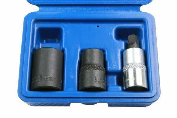 Bergen 3 Piece 1/2" Drive Pentagon Brake Socket & Bit Set B6188 - Tools 2U Direct SW