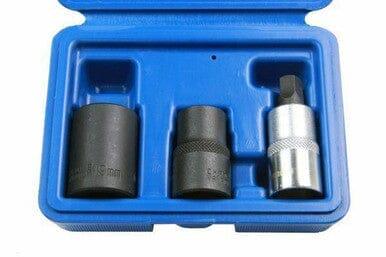 Bergen 3 Piece 1/2" Drive Pentagon Brake Socket & Bit Set B6188 - Tools 2U Direct SW