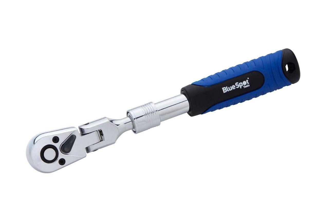 thumbnail image 2 of BlueSpot 1/2" Drive Extendable Telescopic Ratchet Handle – 72 Teeth Quick Release – 2027 2 of 6