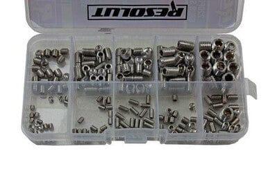 RESOLUT 220 Piece Grub Screw Assortment Stainless Steel 9133 - Tools 2U Direct SW