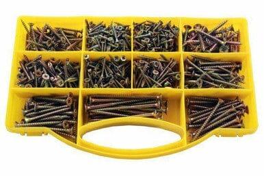 Resolut 780 Piece Assorted Chipboard & Wood Screws - CSK Pozi Drive 2898 - Tools 2U Direct SW