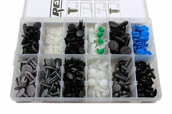 RESOLUT Fiat Assorted Trim Clips 308 Pieces 9045 - Tools 2U Direct SW