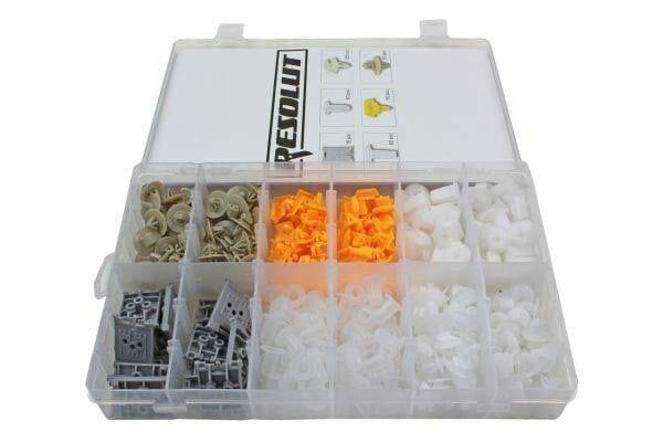 RESOLUT Renault Assorted Trim Clips 300 Pieces 9034 - Tools 2U Direct SW