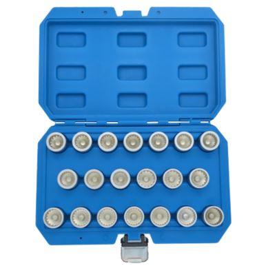 Toolzone Elite 20pc Locking Wheelnut Key Socket Set Porsche Type AU354 - Tools 2U Direct SW