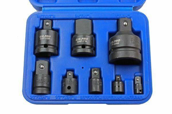 US PRO 11pc Impact Socket Adaptor & Universal Joint Converter Set 1696 - Tools 2U Direct SW
