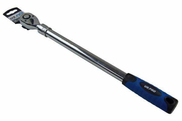 US PRO 1/2" Dr 72 Teeth 18" - 24" Extendable Ratchet 4140 - Tools 2U Direct SW