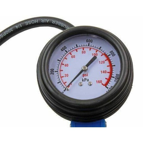 US PRO High Pressure Air Tyre Inflator Gauge for HGV Commercial 0-160 PSI 8812 - Tools 2U Direct SW