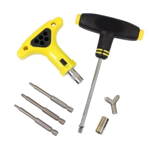 US PRO Tools 147pc Assortment Bit Set With T Handle Bit Ratchet & Driver 2947 - Tools 2U Direct SW