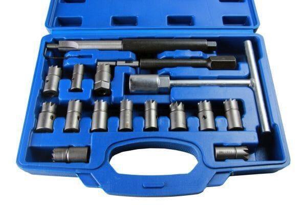 AB Tools-US Pro 7PC / cortadora de Asiento del inyector diésel Conjunto Limpiador Decarbonise Limpiar carbón A863