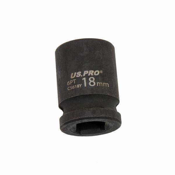 thumbnail image 2 of US Pro Tools 21mm Impact Socket - 1/2" Drive, 6 Point, Black Phosphate Finish - Model 3822 2 of 4