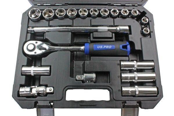 TOOLCRAFT Steckschlüsselsatz Metrisch 1/4" (6.3 Mm), 1/2" (12.5 Mm