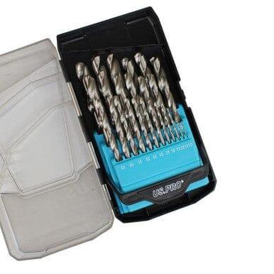 US PRO Tools 25pc Hss Metric Drill Bit Bits Set 1mm to 13mm in case 2697 - Tools 2U Direct SW