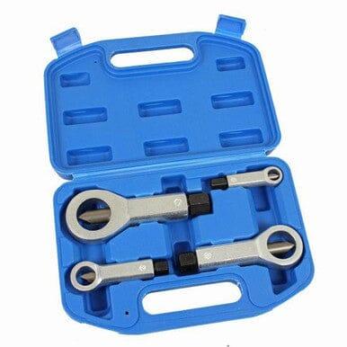 US PRO Tools 4 Piece Nut Splitter Set Remove Broken Corroded Damaged Nut 9 - 27mm 5894 - Tools 2U Direct SW
