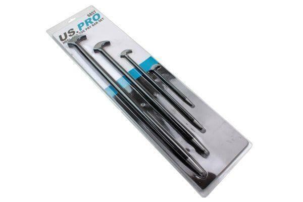 US PRO Tools 4pc Heel Bar Set Podgers Pry Bars Toe 150, 300, 400, 500mm 6857 - Tools 2U Direct SW